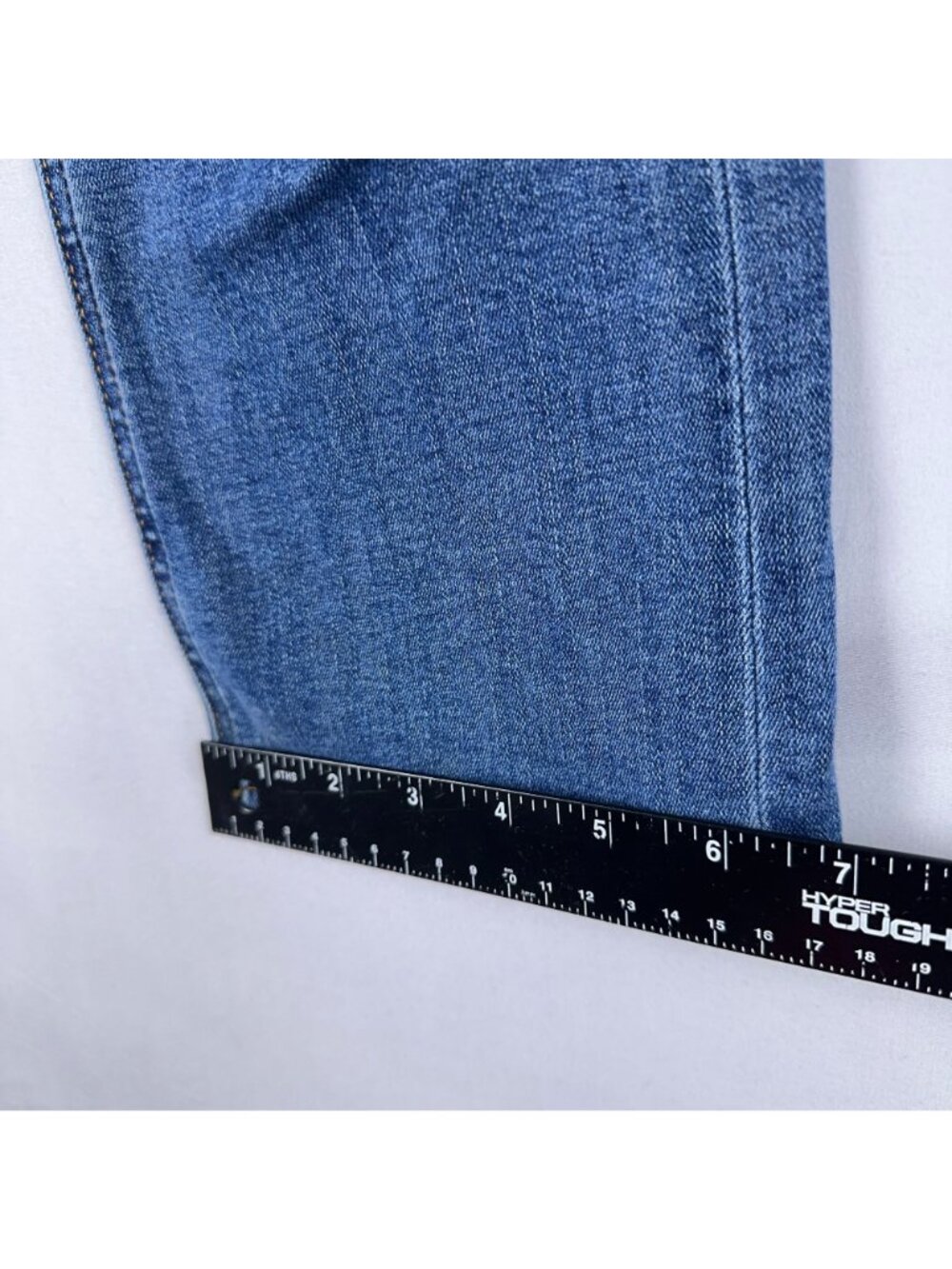 7 For All Mankind Austyn Jeans Men Size 10 Straight Leg Mid Rise Medium Wash - Picture 12 of 13